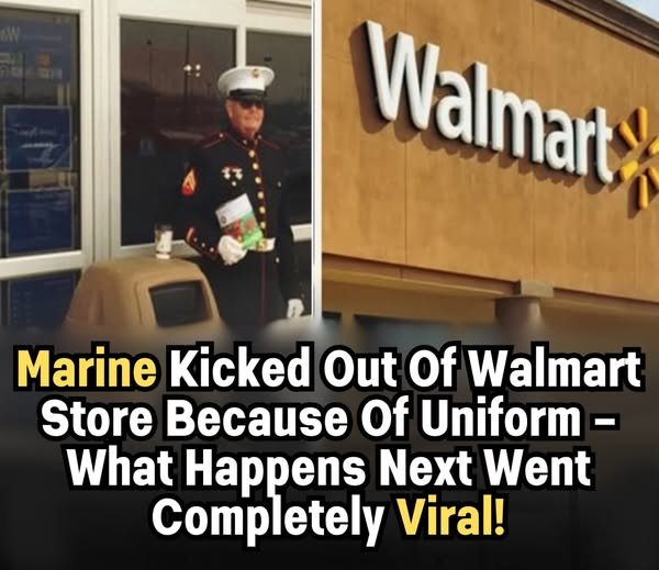Because of his uniform, the Marine was expelled from the Walmart store. What Followed Went Totally Viral!