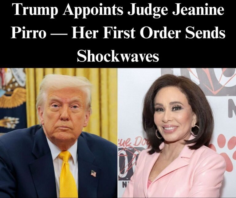 Trump Names Jeanine Pirro As New Interim US Attorney For DC